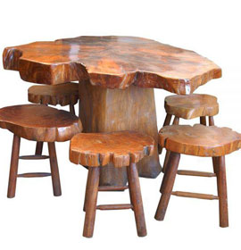 میز نهارخوری چوبی